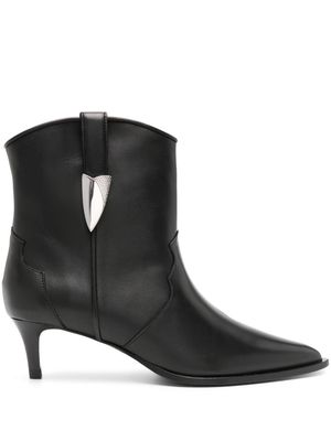 IRO 60mm leather ankle boots - Black