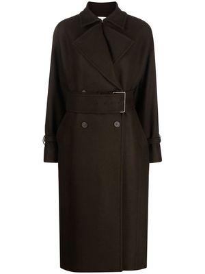 IRO belted double-breasted coat - Green