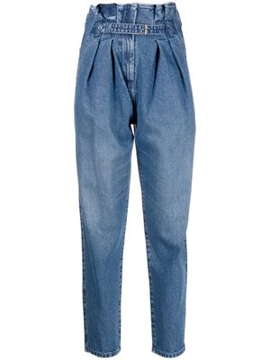 IRO belted organic cotton jeans - Blue