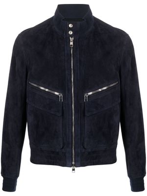 IRO Blose suede leather jacket - Blue