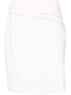 IRO Cassidi crepe mini skirt - White