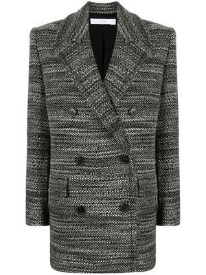 IRO Chamie textured wool-blend blazer - Black