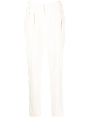 IRO cotton-blend tapered-trousers - White