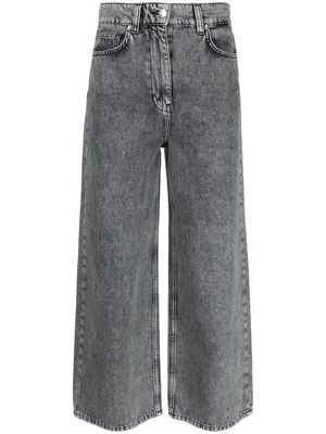 IRO cropped high-waisted jeans - Grey