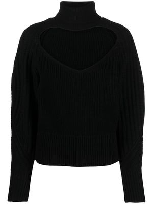 IRO cut-out detail knit jumper - Black