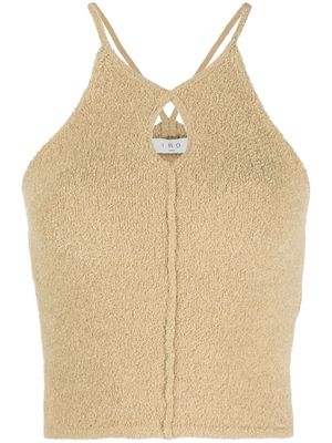 IRO cut out-detail knitted vest - Neutrals