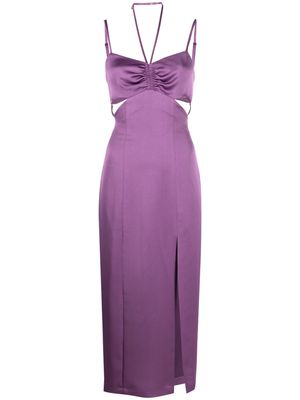 IRO cut-out detailing dress - Purple