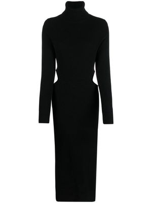 IRO cut-out wool midi dress - Black