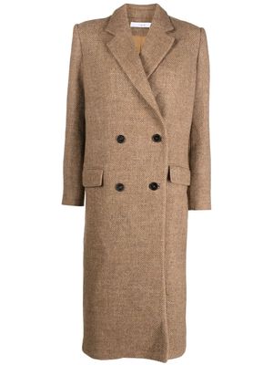 IRO double-breasted coat - Brown