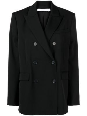 IRO double-breasted wool blazer - Black