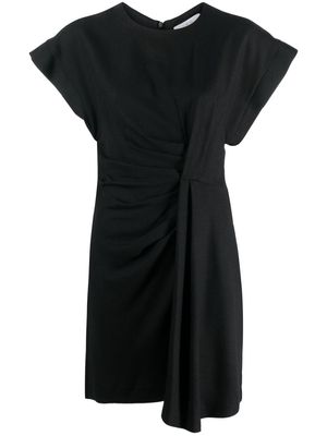 IRO draped-effect gathered minidress - Black