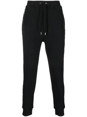 IRO drawstring textured cotton pants - Black