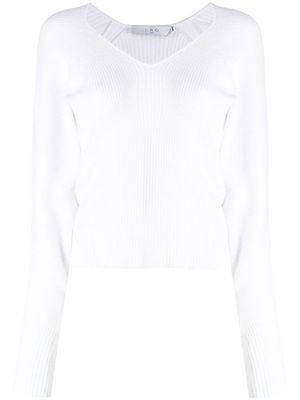 IRO Ecilia ribbed sweatshirt - White