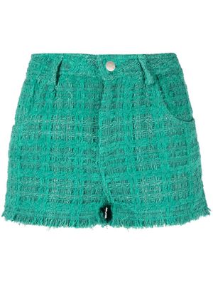 IRO Esta tweed shorts - Green