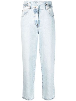 IRO high-waisted cropped jeans - Blue