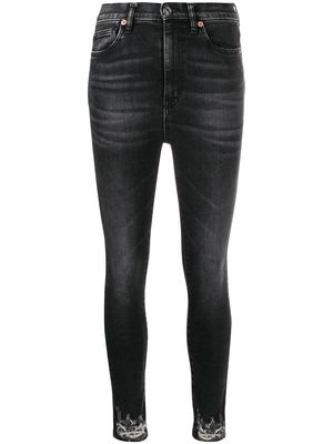 IRO high waisted skinny jeans - Black