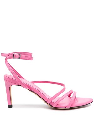 IRO Ido 70mm leather sandals - Pink