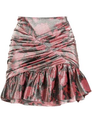 IRO Junia gathered-detail skirt - Black