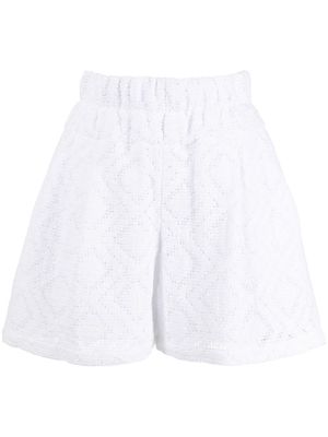 IRO knitted cotton-blend shorts - White