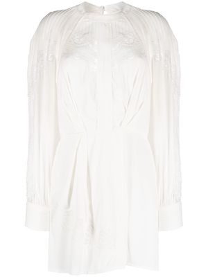 IRO lace-detail minidress - White
