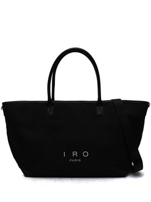 IRO large Cabiro canvas tote bag - Black