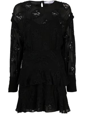 IRO Levoca guipure-lace A-line dress - Black