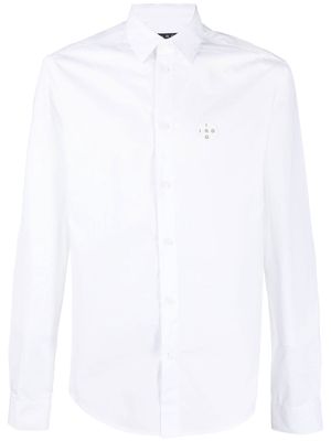 IRO logo appliqué classic shirt - White