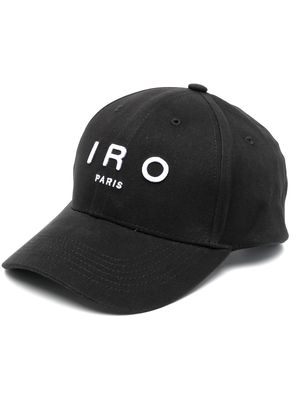 IRO logo-print cap - Black