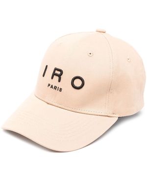 IRO logo-print cap - Neutrals