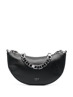 IRO logo-print leather bag - Black