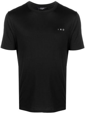 IRO logo-print short-sleeve T-shirt - Black