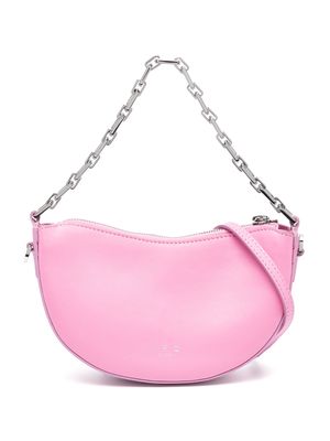 IRO logo-stamp leather shoulder bag - Pink