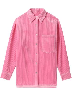 IRO long-sleeve corduroy cotton shirt - Pink