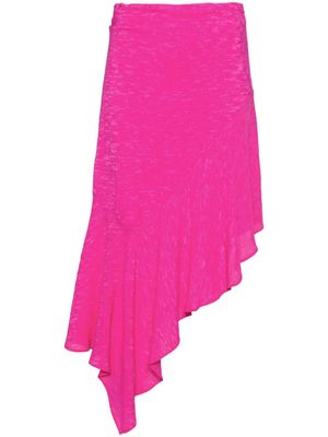 IRO Mariela asymmetric midi skirt - Pink