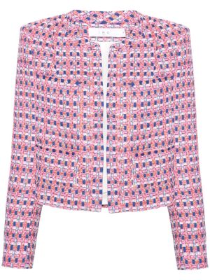 IRO Mopa open-front tweed jacket - Pink