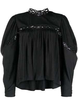 IRO Najale long-sleeve blouse - Black