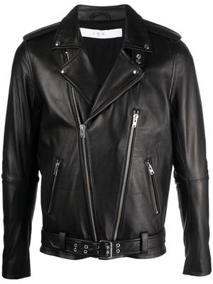 IRO Niele leather biker jacket - Black