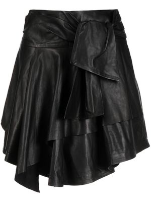 IRO Nika tied-waist skirt - Black