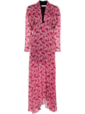 IRO Nollie floral-print maxi dress - Pink