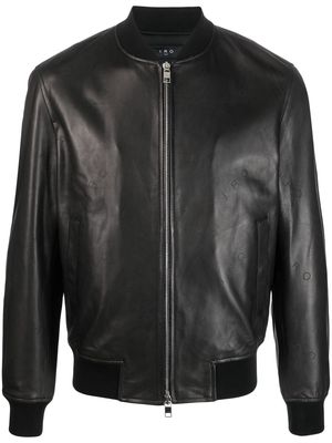 IRO Odan perforated leather jacket - Black