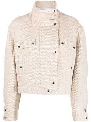 IRO oversized tweed jacket - Neutrals