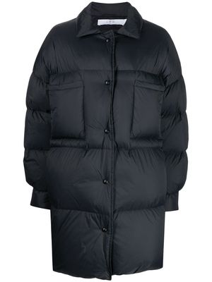 IRO press-stud padded coat - Black