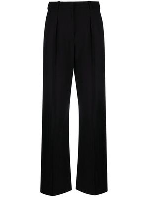 IRO pressed-crease straight-leg trousers - Black