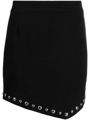 IRO Primela stud-embellished asymmetric miniskirt - Black
