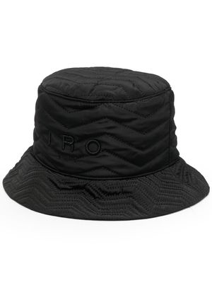 IRO quilted bucket hat - Black
