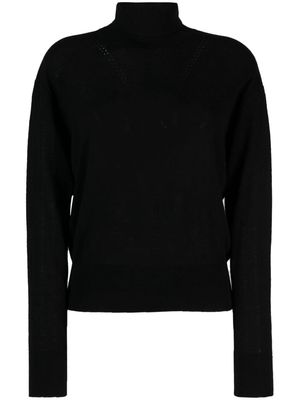 IRO roll-neck wool-blend jumper - Black