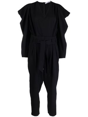 IRO ruffle-collar jumpsuit - Black
