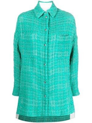 IRO single-breasted knitted coat - Green