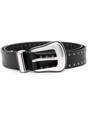 IRO small stud-detail leather belt - Black