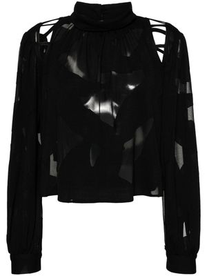 IRO Soana cut-out blouse - Black